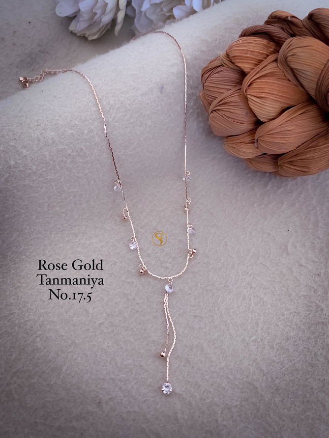 6 Rose Gold Tanmaniya Chain Wholesale Shop In Surat
